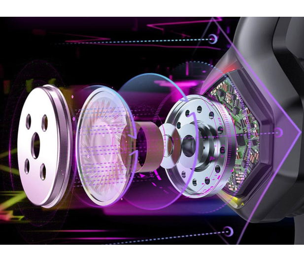 Onikuma K10 PRO RGB czarne - 1372985 - zdjęcie 3